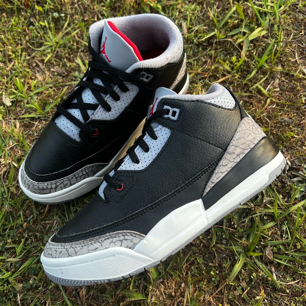 CLEAN Air Jordan 3 size 3 Kids Retro Black Cement 2024 shoes